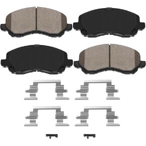 Front Brake Pads for Toyota Corolla RAV4 Matrix Scion xB xD Pontiac Vibe Lexus HS250h Ceramic Brake Pads w/Hardware Replacement