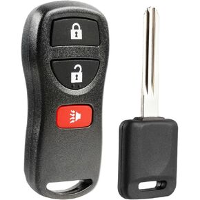 USAREMOTE ENTERNING ENTER REMOTE FOB مع مفتاح الإشعال البديل لـ Infiniti FX35 FX45 NISSAN ARMADA MURANO NV Pathfinder Quest Sentra Titan Versa Xterra (KBRASTU15)