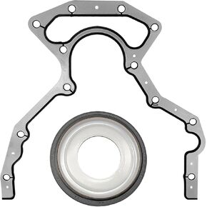 Rear Crankshaft Seal Kit with Cover Gasket - BS40640 Compatible with 1997-2016 Chevy, GMC, Cadillac, Buick, Hummer, Pontiac, Isuzu, Saab 4.8L 5.3L 5.7L 6.0L LS/LSX/LQ Series Engines