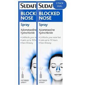 Blocked Nose Spray 15ml - 2 Pack Bundle Deal
