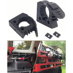 Shovel Holder, Quick-Release Rubber Clamps for Mounting Tools & Equipment 1-1/4''-1-3/5'' Diameter for ATV UTV Off-Road 4X4 Parts -2 Pack