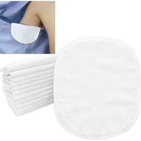 Reusable Armpit Sweat Pads, Underarm Sweat Pads for Sweat Stains, Machine Washable, 12 PCS (Medium)