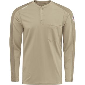 Bulwark Fr Men Flex Knit Henley