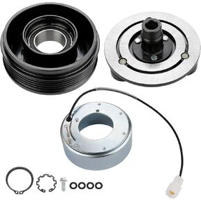 JDMON AC Compressor Clutch Assembly Repair Kits Compatible with 2004-2009 Mazda 3 2.0L, Replace BP4S61K00, CC4361450E