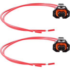 X AUTOHAUX 2pcs Fuel Pump Connector Multipurpose Pigtail Connector Harness PT2183 88988963 for LLY LBZ LLM 6.6L for Chevrolet for GMC for Cadillac