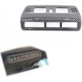 TELFAIR Roof Reading Light Lamp Cover Trim for 2020 2021 2022 2023 2024 Corvette C8, Inner Front Dome Light Control Panel Decoration