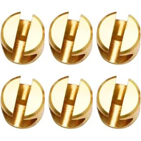 Jerbor 6PCS Upgraded Throttle Idle Cable Ferrules for Carburetor Throttle Cable End Joint Guide Nut fits for Harley Davidson 1996-2006 FLHR Road King 2009-2017 FXDF Fat Bob 5650876