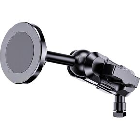 Kaishengyuan Dash Mount Magnetic Holder with Metal Double Socket Arm & 360° Rotating Extension Mounting Arm & 0.98" Ballhead Compatible with All Smartphones (Not Include The Metal Base)