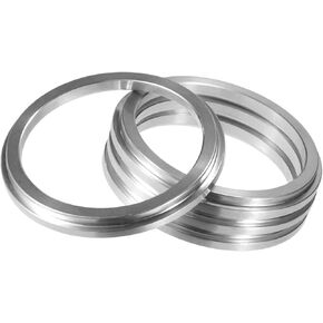 Motoforti 4pcs OD 82mm to ID 66.6mm Aluminum Alloy Car Hub Centric Rings Wheel Bore Center Spacer Long-Lasting