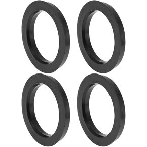 79.6mm to 59.6mm Car Wheel Hub Centric Rings Black Polycarbonate Wheels Center Shaft Shock Absorbing Hubrings 4 Pcs