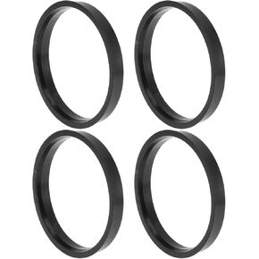 78.1mm to 70.1mm Car Wheel Hub Centric Rings Black Polycarbonate Wheels Center Shaft Shock Absorbing Hubrings 4 Pcs