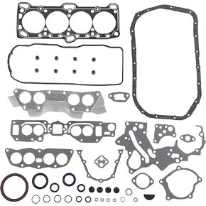 DNJ FGS1028 Full Gasket Set for 1993-1996 Dodge Mitsubishi Mighty Max Ram 50 2.4L L4 8V SOHC 2351cc