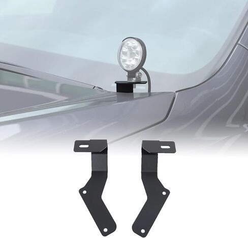 Hood Hinges Ditch Light Mount Bracket Compatible with Honda Pilot 2003-2008, Hood Hinge Mount Brackets for Led Work Lights, Carbon Steel (Style A, 03-08) in Saudi Arabia