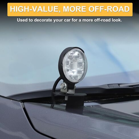 Hood Hinges Ditch Light Mount Bracket Compatible with Honda Pilot 2003-2008, Hood Hinge Mount Brackets for Led Work Lights, Carbon Steel (Style A, 03-08) in Saudi Arabia