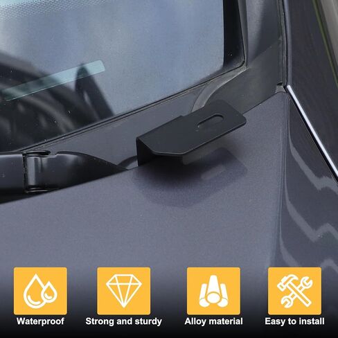 Hood Hinges Ditch Light Mount Bracket Compatible with Honda Pilot 2003-2008, Hood Hinge Mount Brackets for Led Work Lights, Carbon Steel (Style A, 03-08) in Saudi Arabia