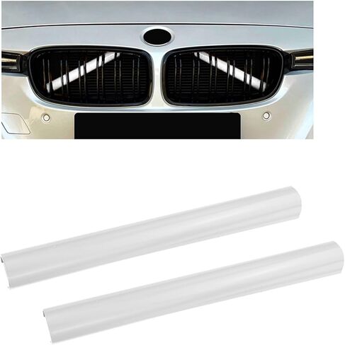 ontto V-Brace Wrap Covers Fit for BMW,Grille Insert Stripes Trim for G20 G28 G21 Grill Stripes Front Grill Insert Trims Stripes Decoration,2 PCS White in Saudi Arabia
