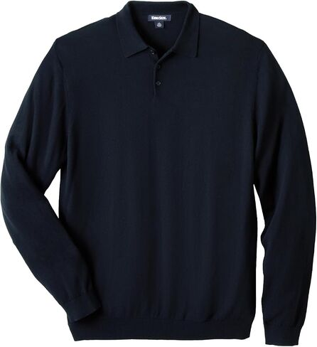 KingSize Men's Big & Tall Lightweight Polo Sweater in Saudi Arabia