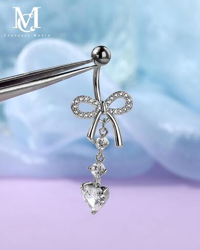 CM CRAREESI HASIA BELLY BELLY RINGS PACK 14G BELLY BUTTER BUTCERING JOLLEYRY 316L FELLESTEL BELLY RINGS FOR in Saudi Arabia