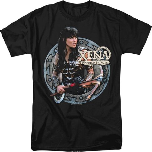 تيشيرت رجالي بأكمام قصيرة من Ivco مطبوع عليه Xena Warrior Princess in Kuwait