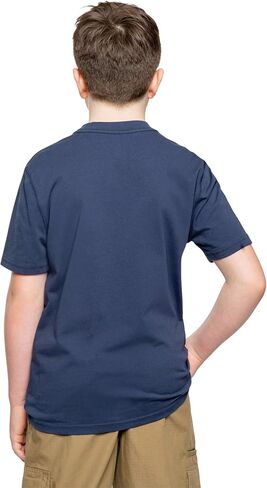 Youth UPF 30+ Breathable Dri-Balance Short Sleeve T-Shirt, with Built-in Bug Protection, Navy, Large (14-16) in Saudi Arabia