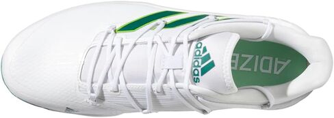 adidas Men's Adizero Afterburner 8 Baseball Shoe, Black/White/White, 8.5 in Saudi Arabia