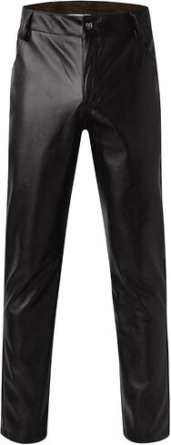 Mens Punk Pants, F_Gotal Mens Retro Gothic Steampunk Casual Autumn Winter Hip Hop Skinny Running Jogger Pants Trouser in Kuwait