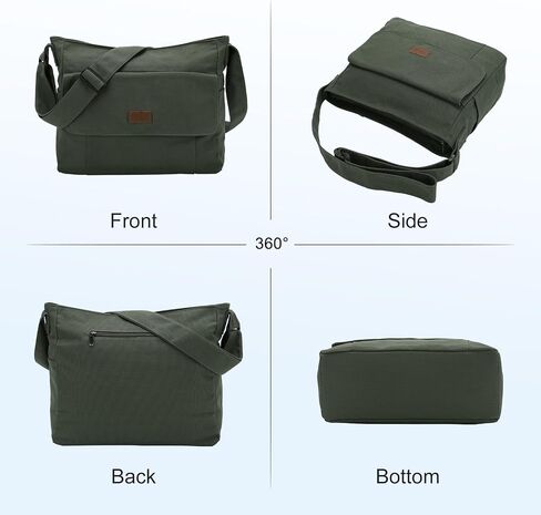 حقيبة Messenger Chase Chic Chic Canvas ، كمبيوتر محمول كبير Crossbody Sholder Satchel College College Bag for Men Women in Saudi Arabia