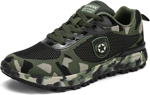 Men's Cross Country Running Shoes for Outdoor Climbing Hiking Casual Training Camouflage Shoes in Saudi Arabia