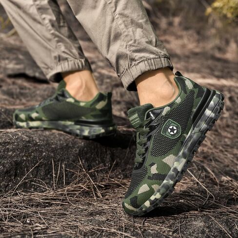 Men's Cross Country Running Shoes for Outdoor Climbing Hiking Casual Training Camouflage Shoes in Saudi Arabia