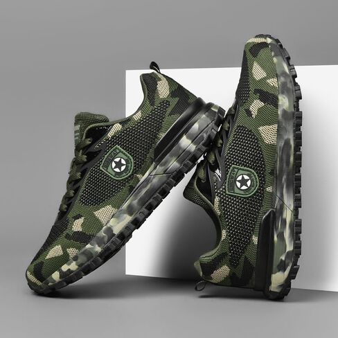 Men's Cross Country Running Shoes for Outdoor Climbing Hiking Casual Training Camouflage Shoes in Saudi Arabia