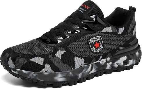 Men's Cross Country Running Shoes for Outdoor Climbing Hiking Casual Training Camouflage Shoes in Saudi Arabia