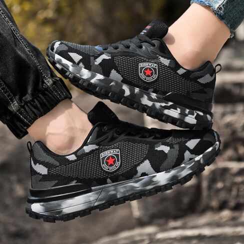 Men's Cross Country Running Shoes for Outdoor Climbing Hiking Casual Training Camouflage Shoes in Saudi Arabia