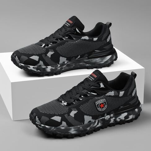 Men's Cross Country Running Shoes for Outdoor Climbing Hiking Casual Training Camouflage Shoes in Saudi Arabia