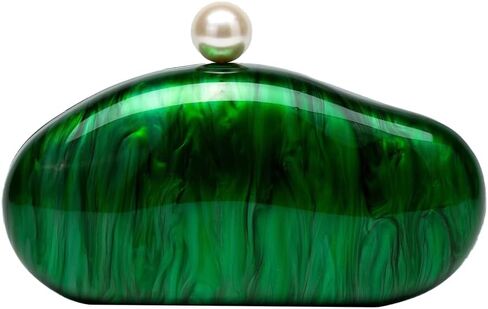 Acrylic Pearl Clutch Purses for Women Trendy Acrylic Evening Handbag Y2k Crossbody Purse Evening Clutch for Wedding Party in Saudi Arabia