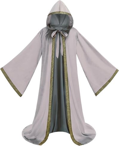 Lmyove Mens Wizard Robe Costume Renaissance Faire Costum in Kuwait