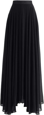 CHICWISH Women's Timeless Favorite Chiffon Maxi Prom Party Skirt in Saudi Arabia