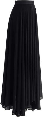CHICWISH Women's Timeless Favorite Chiffon Maxi Prom Party Skirt in Saudi Arabia