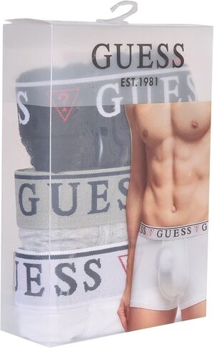 GUESS Men's Brian Boxer Trunk 3 Pack in Saudi Arabia