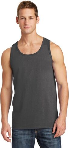 Port & Company PC54TT 100% Cotton Tank Top - Dark Heather Grey - 3XL in Saudi Arabia
