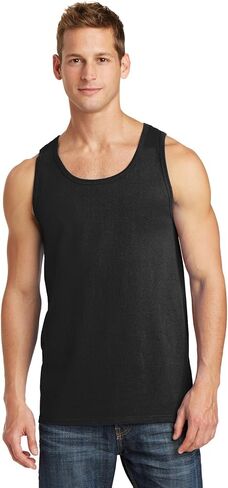 Port & Company PC54TT 100% Cotton Tank Top - Dark Heather Grey - 3XL in Saudi Arabia