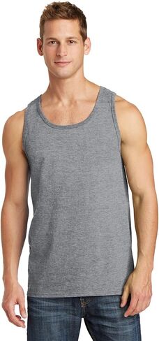 Port & Company PC54TT 100% Cotton Tank Top - Dark Heather Grey - 3XL in Saudi Arabia