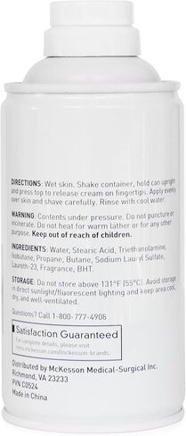 McKesson Foamy Shaving Cream, Shave Cream for Men and Women, Lavender Scent, 11 oz, 12 Count in Saudi Arabia