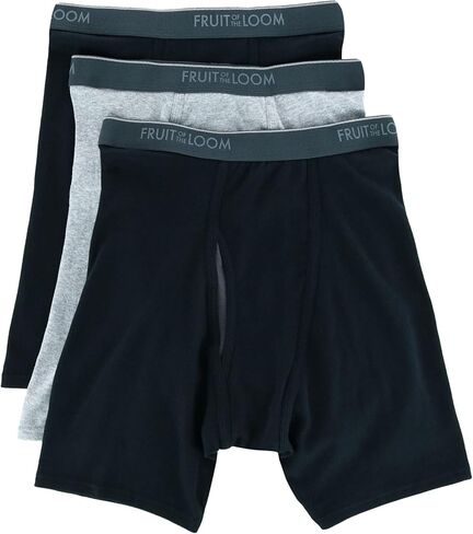 Fruit of the Loom Men's Coolzone Assorted Boxer Briefs - 3 Pack 3BL761C XL Assorted in Saudi Arabia