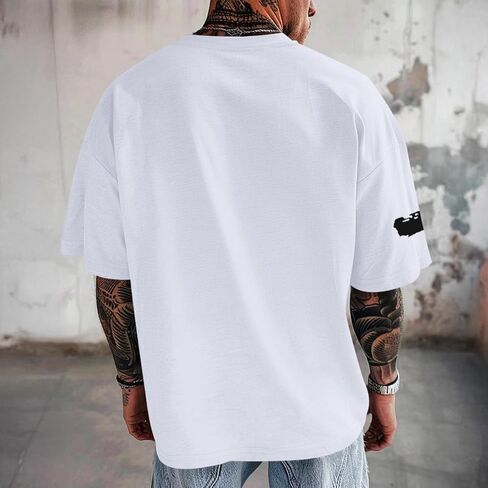 Christian Jesus Faith Shirts for Men God Religious Cross Bible Verse Inspirational Shirt Oversized Graphic Tees Tops in Saudi Arabia