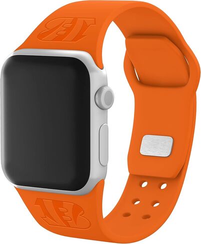 GAME TIME Cincinnati Bengals Engraved Silicone Sport Watch Band Compatible with Apple Watch in Saudi Arabia