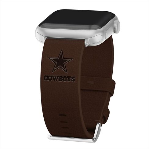 GAME TIME Dallas Cowboys Premium Leather Watch Band Compatible with Apple Watch in Saudi Arabia