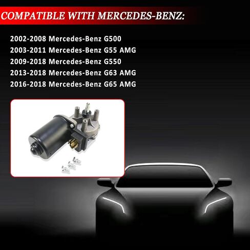 4639064300 Front Windshield Wiper Motor for Mercedes-Benz G500 2002-2008 ، G55 AMG 2003-2011 ، G550 2009-2018 ، G63 AMG 2013-2018 ، G65 AMG 2016-2018 in Saudi Arabia