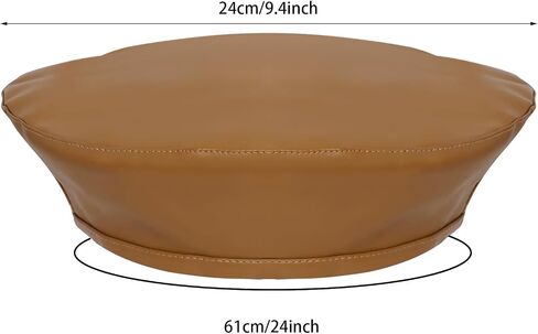 choyaxo Women PU Leather French Beret in Saudi Arabia