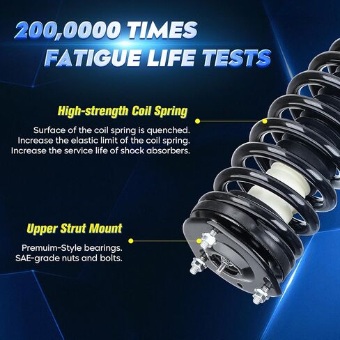Rear Strut Shock Absorber for Ford Fusion 2006-2012, Lincoln MKZ 2007-2012, Zephyr FWD 2006, Mazda 6 2003-2008, Mercury Milan 2006-2011, Replace 344363, Left & Right, 2PCS in Saudi Arabia