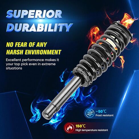 Rear Strut Shock Absorber for Ford Fusion 2006-2012, Lincoln MKZ 2007-2012, Zephyr FWD 2006, Mazda 6 2003-2008, Mercury Milan 2006-2011, Replace 344363, Left & Right, 2PCS in Saudi Arabia
